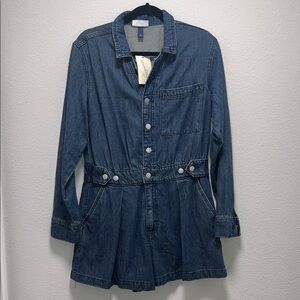 Universal Thread Denim Romper Size 10 (NWT)